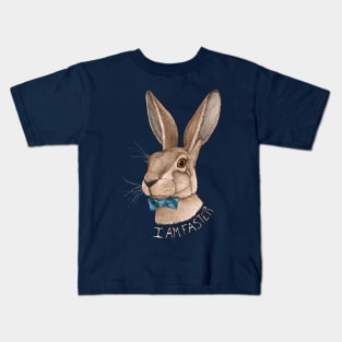 Mr. Hare is Faster Kids T-Shirt